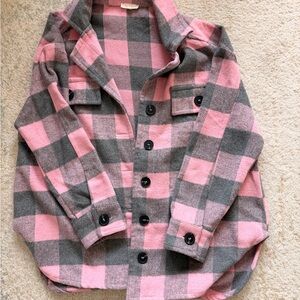 TheseThree Boutique plaid shacket